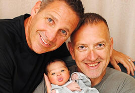 adoptive family Robert and Joe
