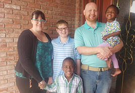 adoptive family Stephanie and Dan
