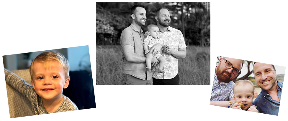 adoptive family Gregg and Shea