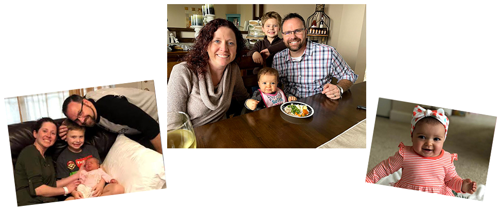adoptive family Ryan and Margret