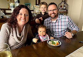 adoptive family Ryan and Margret