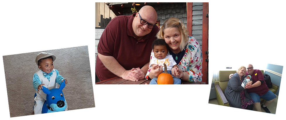 adoptive family Deb and Steve