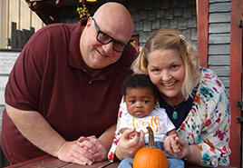 adoptive family Deb and Steve