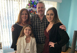 adoptive family Rhonda and Tom