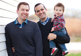 adoptive family Manny and Jeremy
