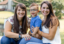 adoptive family Emily and Brooke