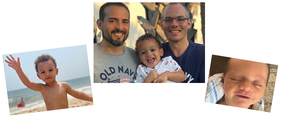 adoptive family Ryan and Xavier
