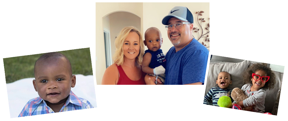adoptive family Danelle and Joey