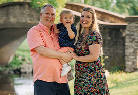 adoptive family Craig and Marsha