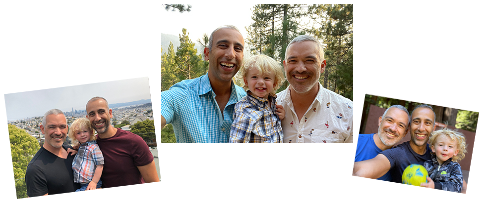 adoptive family Prakash and Juan