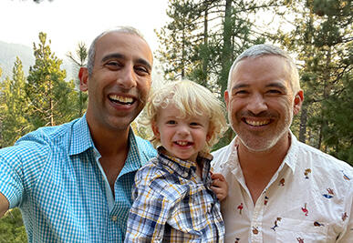 adoptive family Prakash and Juan