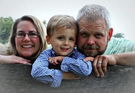 adoptive family Tanya and Chad