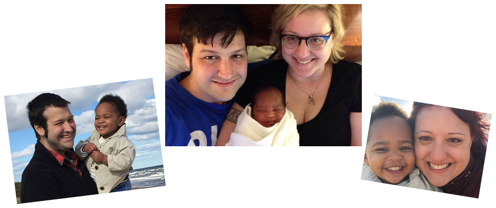 adoptive family Amy and Louis
