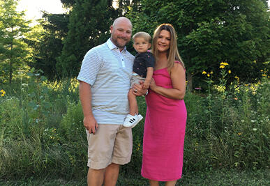 adoptive family Christina and Kyle