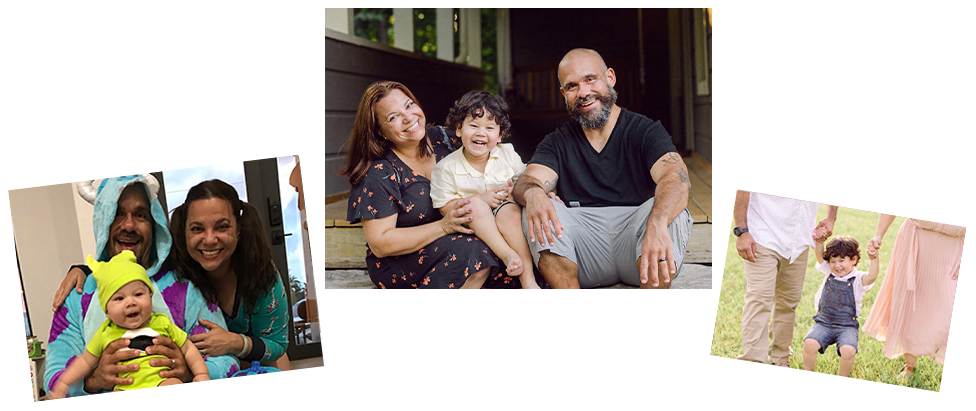 adoptive family Felina and Juan