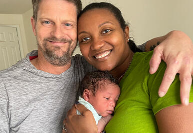 adoptive family Adrienne and Eric