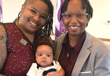adoptive family Starr and Jennifer
