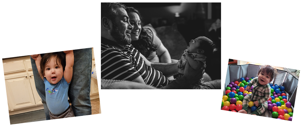 adoptive family Lesley and James