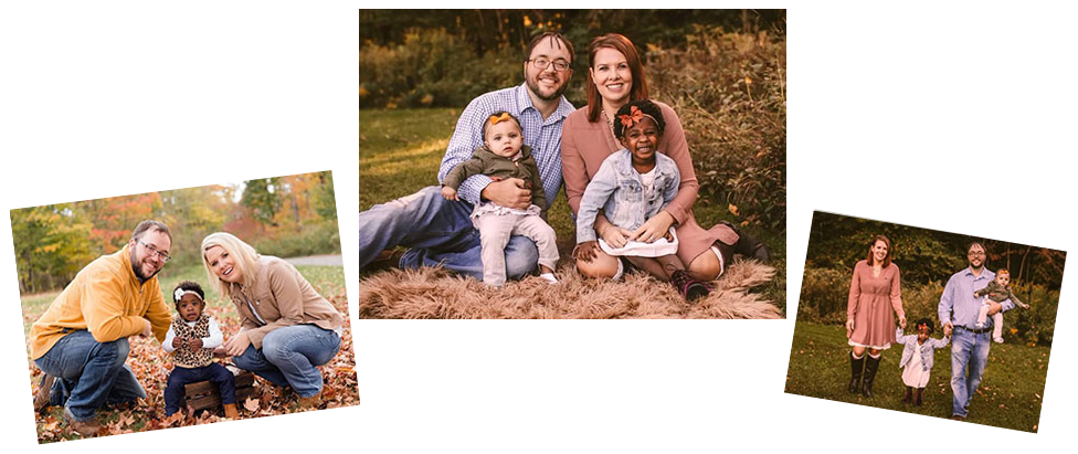 adoptive family Sheena and Nathan