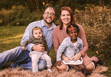 adoptive family Sheena and Nathan