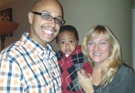 adoptive family David and Francie