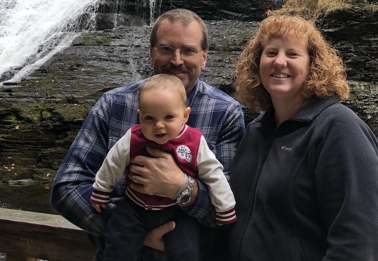 adoptive family Janice and Larry