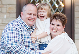 adoptive family Amy and Chris