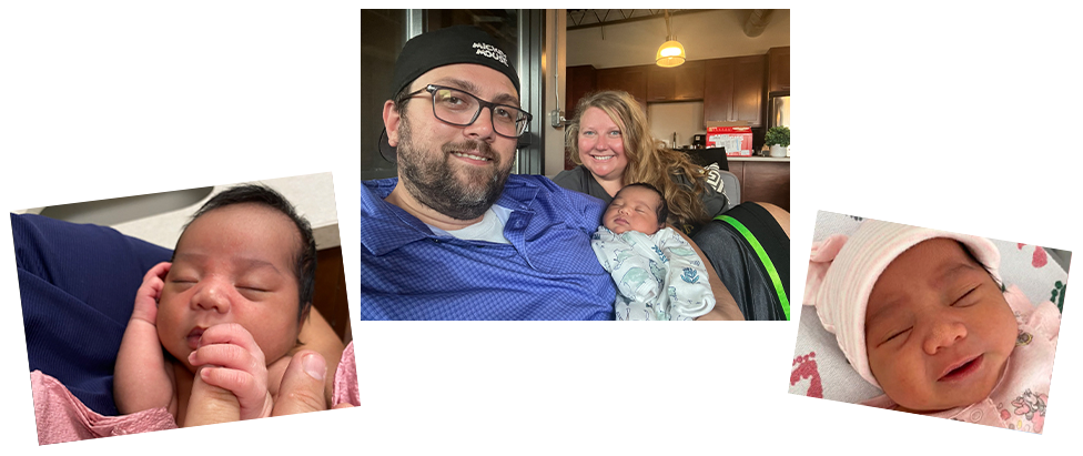 adoptive family Wesley and Julie