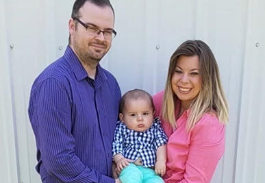 adoptive family Greg and Brittany