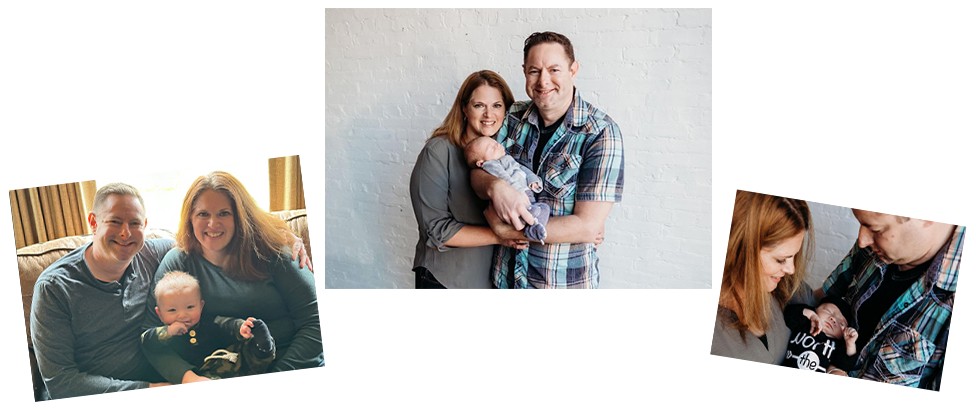 adoptive family Christine and Jason