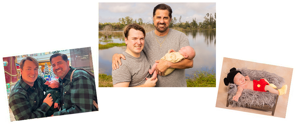 adoptive family Ronnie and Peter