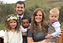adoptive family Becca and Seth