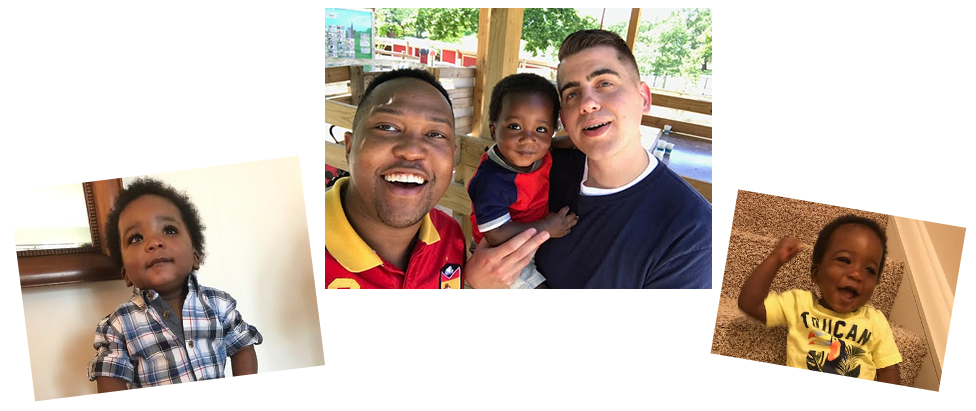 adoptive family Sam and Robert