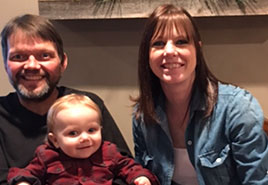 adoptive family Angie and Brad