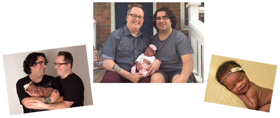 adoptive family Brandon and John