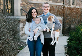adoptive family TJ and Pauline