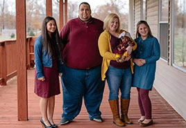 adoptive family David and Elizabeth