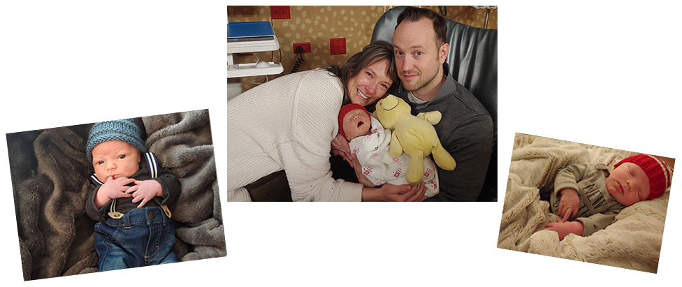 adoptive family Ginny and Justin