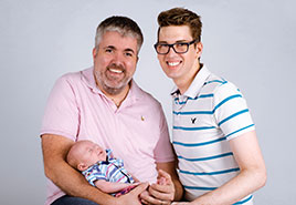 adoptive family Brian and Chris
