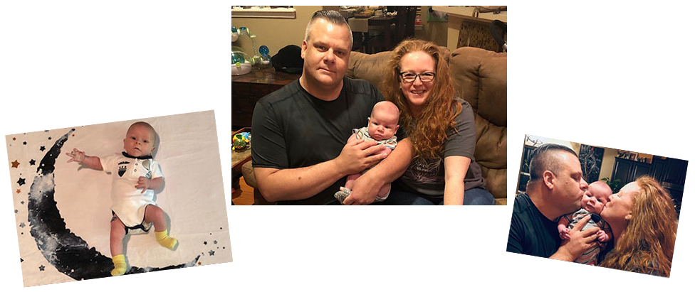 adoptive family Mindy and Brett