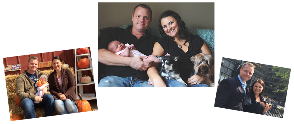 adoptive family Becky and James